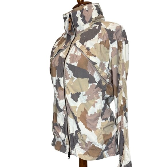 Indygena Podroz Pastel Camo Lightweight Packable Jacket Stowaway Hood Small - Picture 2 of 7